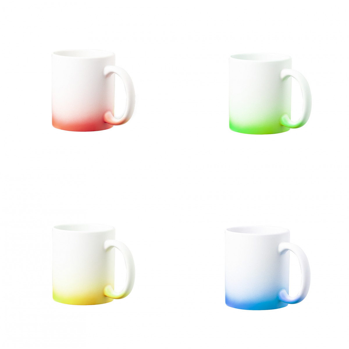 Taza sublimación acabado mate de colores para detalles eventos