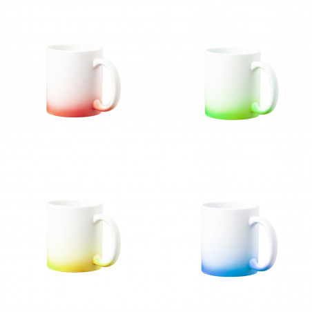 Taza sublimación acabado mate de colores para detalles eventos