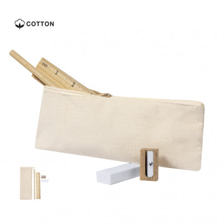 Estuche con accesorios de escritura para detalles papelería