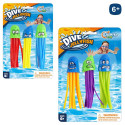 Medusas de juguete 3 unidades lanzador de piscina para buceo juego de verano