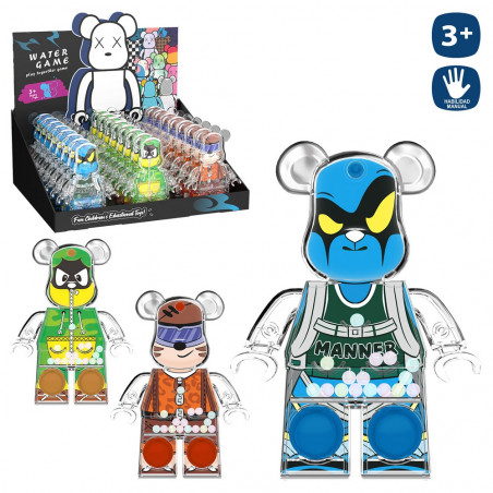 Juego de habilidad de agua con forma de oso