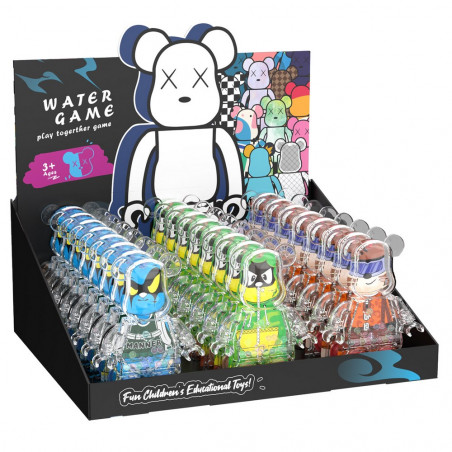 Juego de habilidad de agua con forma de oso