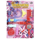 Set de belleza con accesorios de moda peluquería