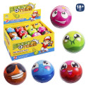 Pelota de foam diseño carita simpática m emoticonos