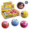 Pelota de foam diseño carita simpática l emoticonos