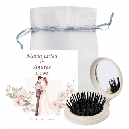 Detalles Boda Baratos y Personalizados Cepillo en Bolsa