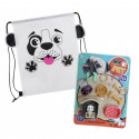 Set perro de juguete con accesorios caseta y mochila saco