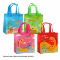 Libro para colorear con ceras personalizadas en bolsa diseño dinosaurios para detalles infantiles