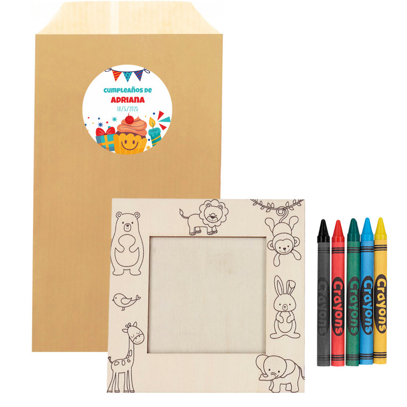 Regalos Infantiles Portafotos para Colorear