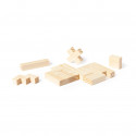 Tetris de madera presentado en caja personalizada con adhesivo de cumpleaños