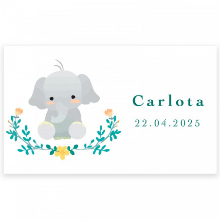 Llavero charm bautizo en bolsa de tela con tarjeta colgante personalizada para regalar