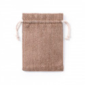 Llavero charm bautizo en bolsa de tela con tarjeta colgante personalizada para regalar