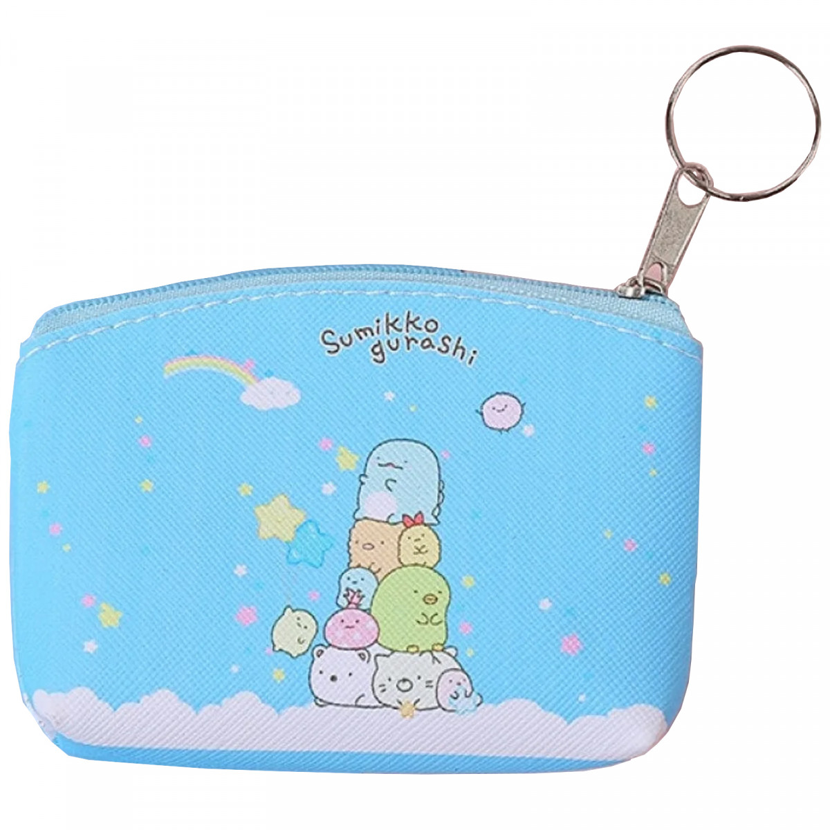 Monedero azul con diseño de Sumikko Gurashi, encantador y funcional para uso diario