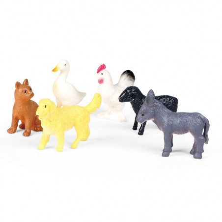 Huevo sorpresa de animales de granja para detalles infantiles