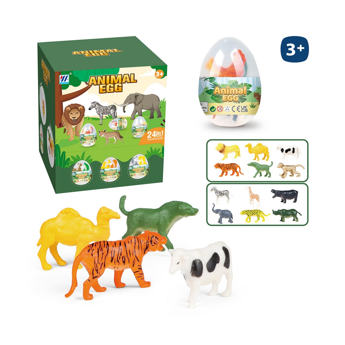 Huevos sorpresa de animal salvaje para regalar
