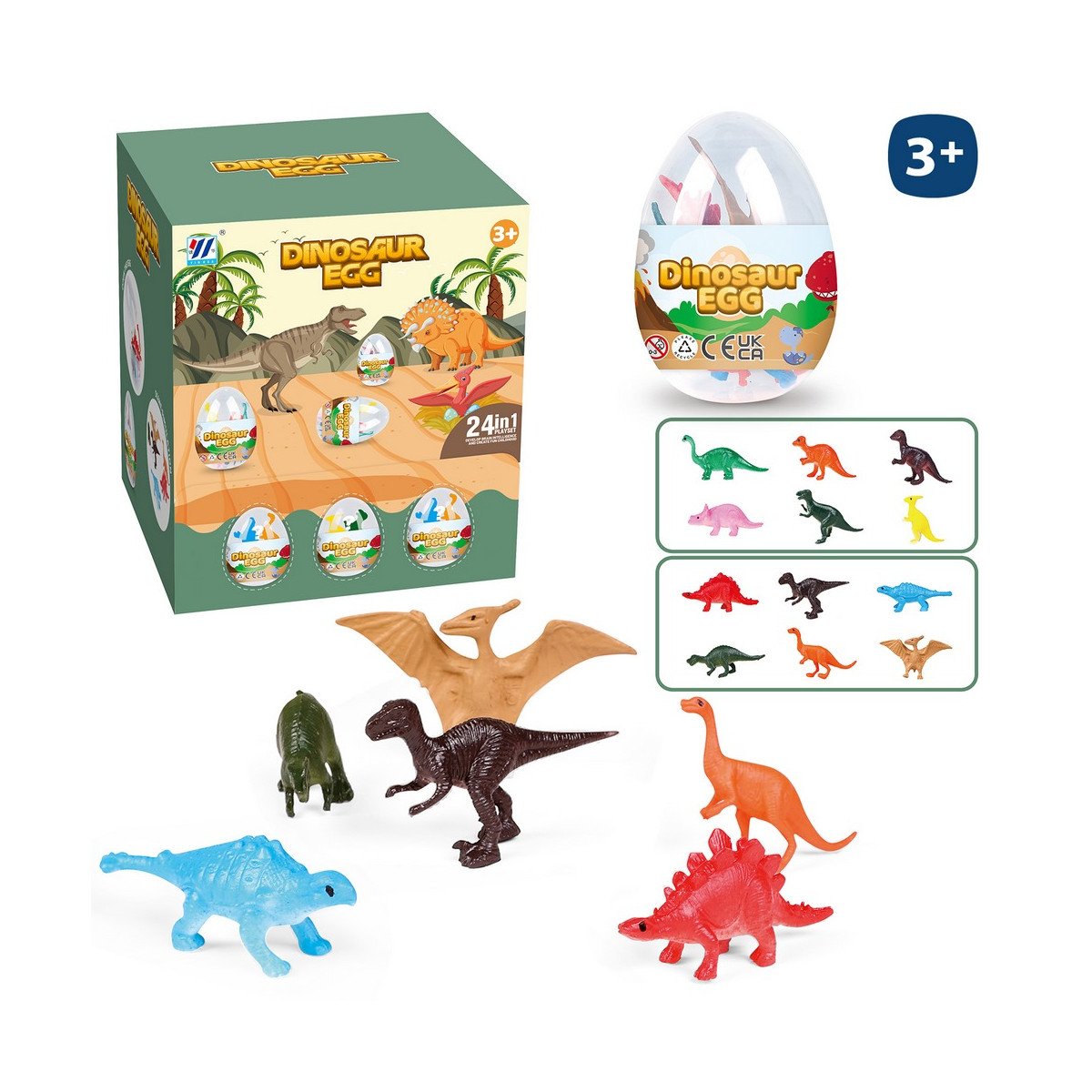 Huevos sorpresa de dinosaurio para regalar