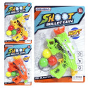 Pistola lanzabolas colores vibrantes para jugar