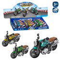 Motocicletas estilo retro de juguete movimiento fricción para regalar