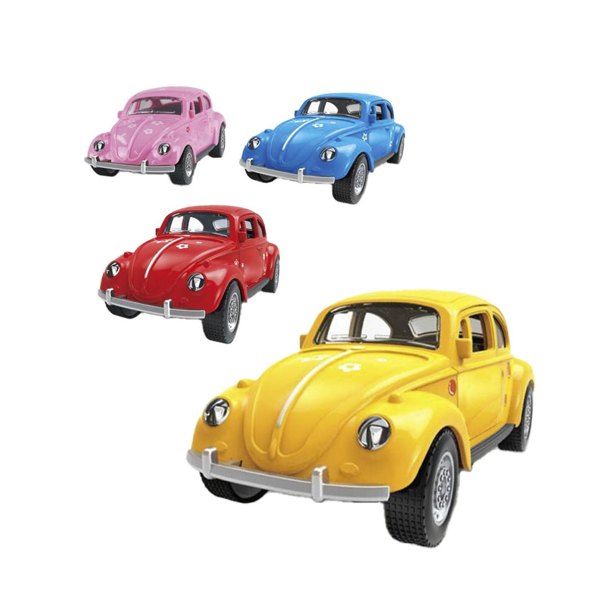 Coche estilo vintage beetle escarabajo fricción para regalar