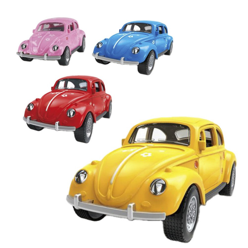 Coche estilo vintage beetle escarabajo fricción para regalar