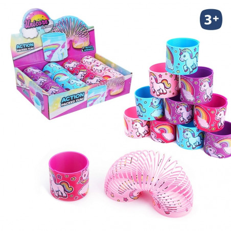 Muelle unicornio de colores para detalles infantiles