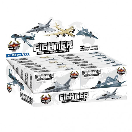 Maqueta de construcción diseño aviones de combate