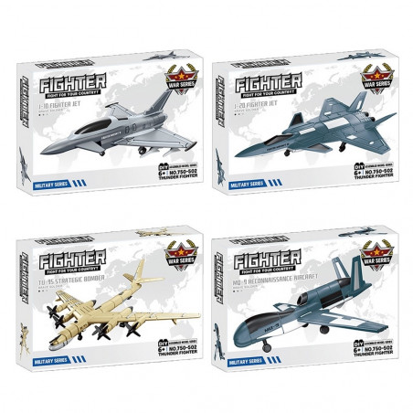 Maqueta de construcción diseño aviones de combate