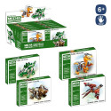 Maqueta de construcción diseño dinosaurios
