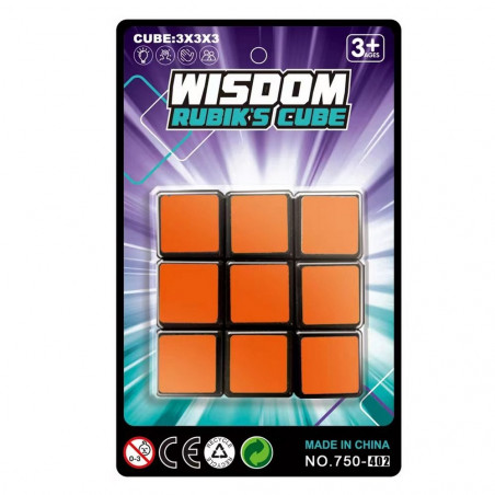 Cubo mágico de colores para detalles juegos de habilidad