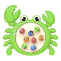 Juego pesca con caña diseño de cangrejo para detalles infantiles