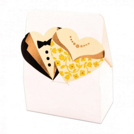 Llavero de madera personalizado en original caja de regalo para invitados a bodas