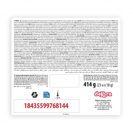 Rosa de chocolate 18gr para detalles dulces