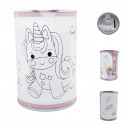 Hucha y lapicero para colorear modelo unicornio