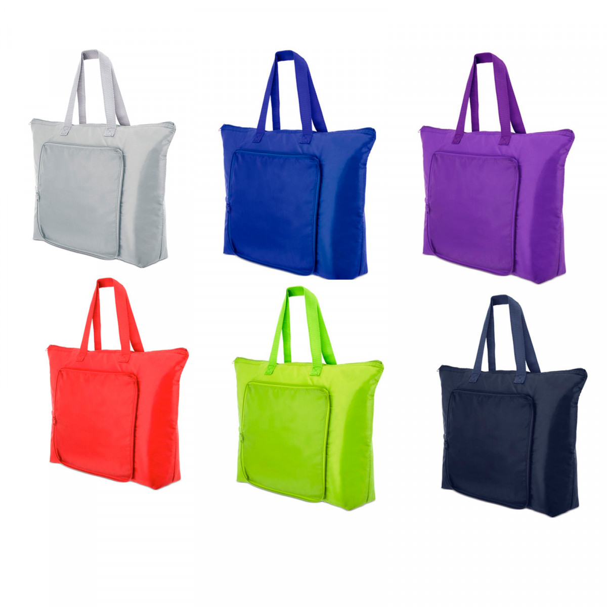 Bolsa nevera plegable de colores para regalar