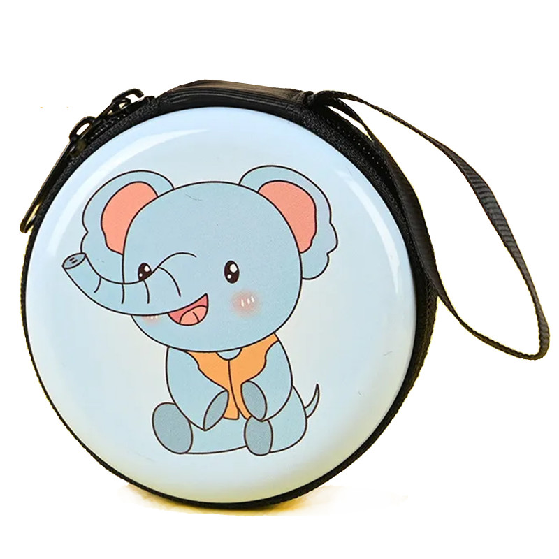 Monedero de lata con diseño de elefante: un detalle práctico y adorable