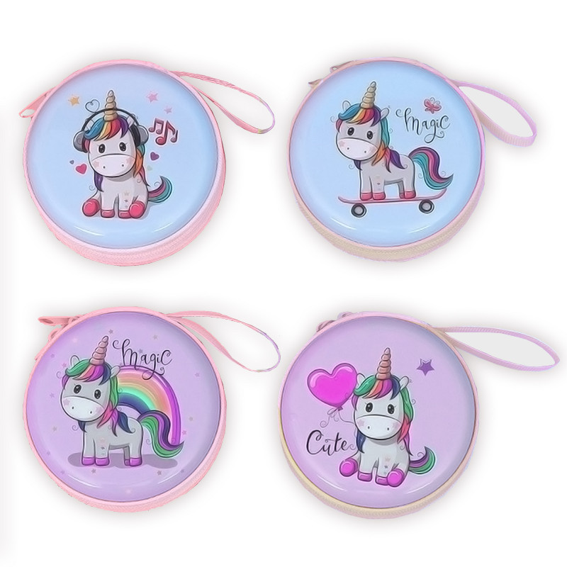 Monedero de lata modelo unicornio para detalles