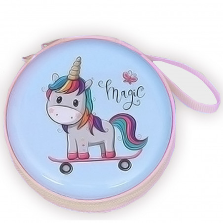 Monedero de lata modelo unicornio para detalles