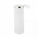 Botella con adhesivo floral personalizable para regalar