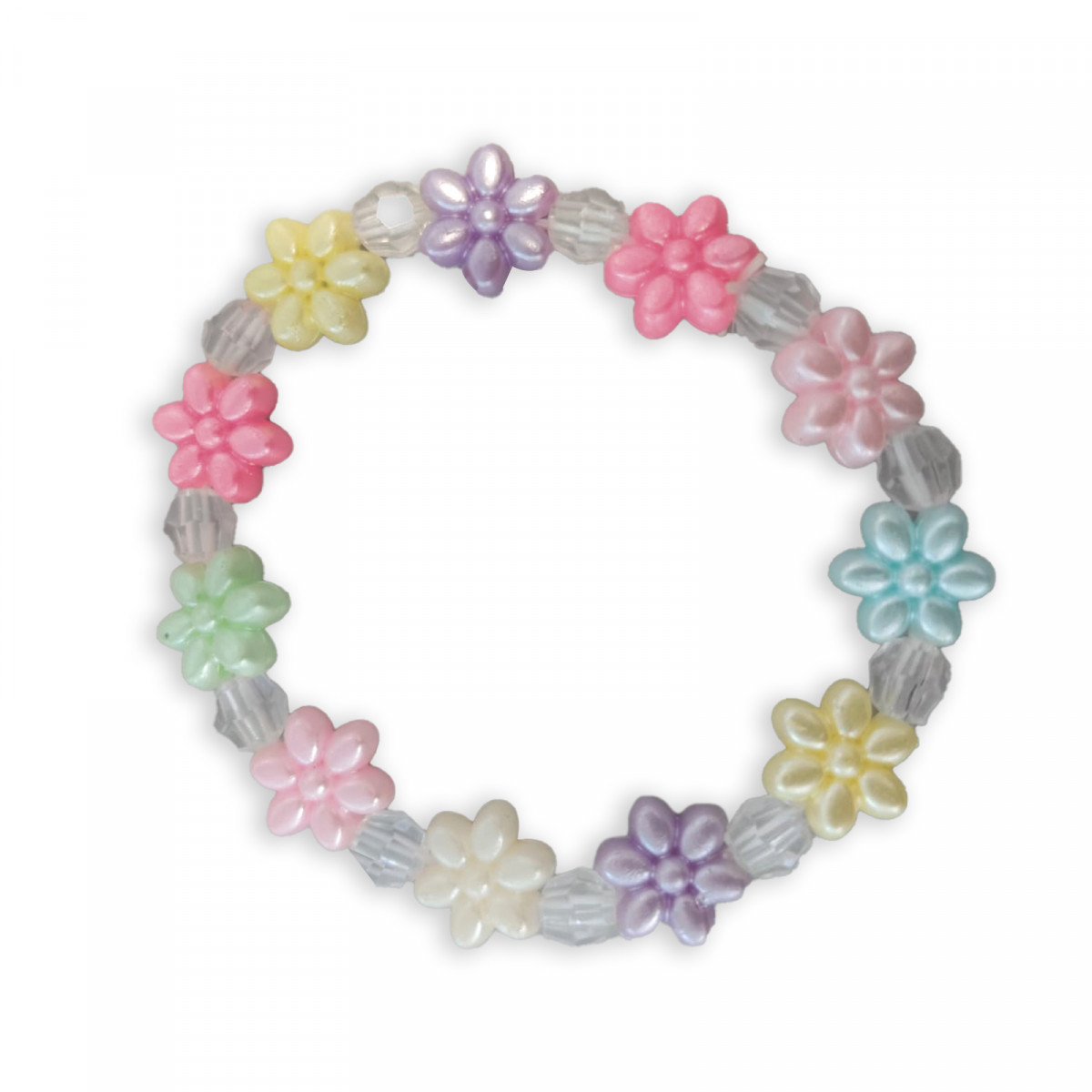 Pulsera elástica de flores de colores Detalle perfecto para invitadas