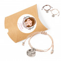 Pulsera de comunión en estuche kraft personalizable para regalar