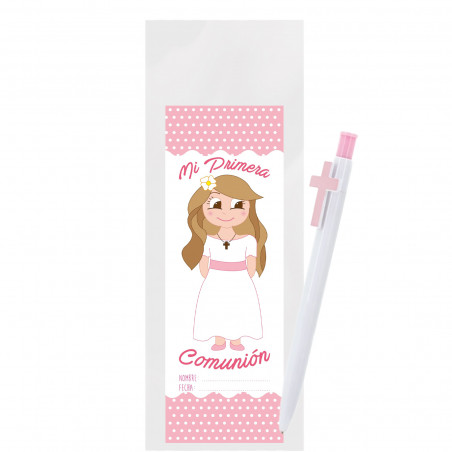 Detalles Niña Comunión Bolígrafo y Marcapáginas