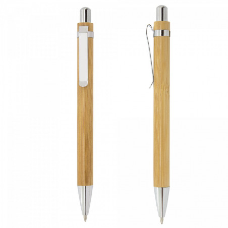 Detalles Boda Baratos Bolígrafo de Bambú Personalizado