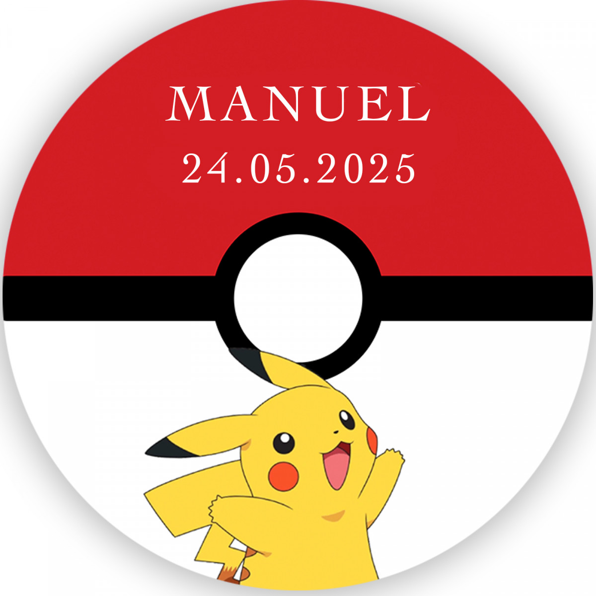 Adhesivo pokemon 5cm para personalizar detalles