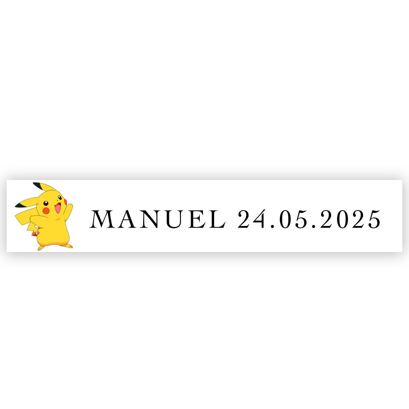 Adhesivo pokemon para personalizar detalles