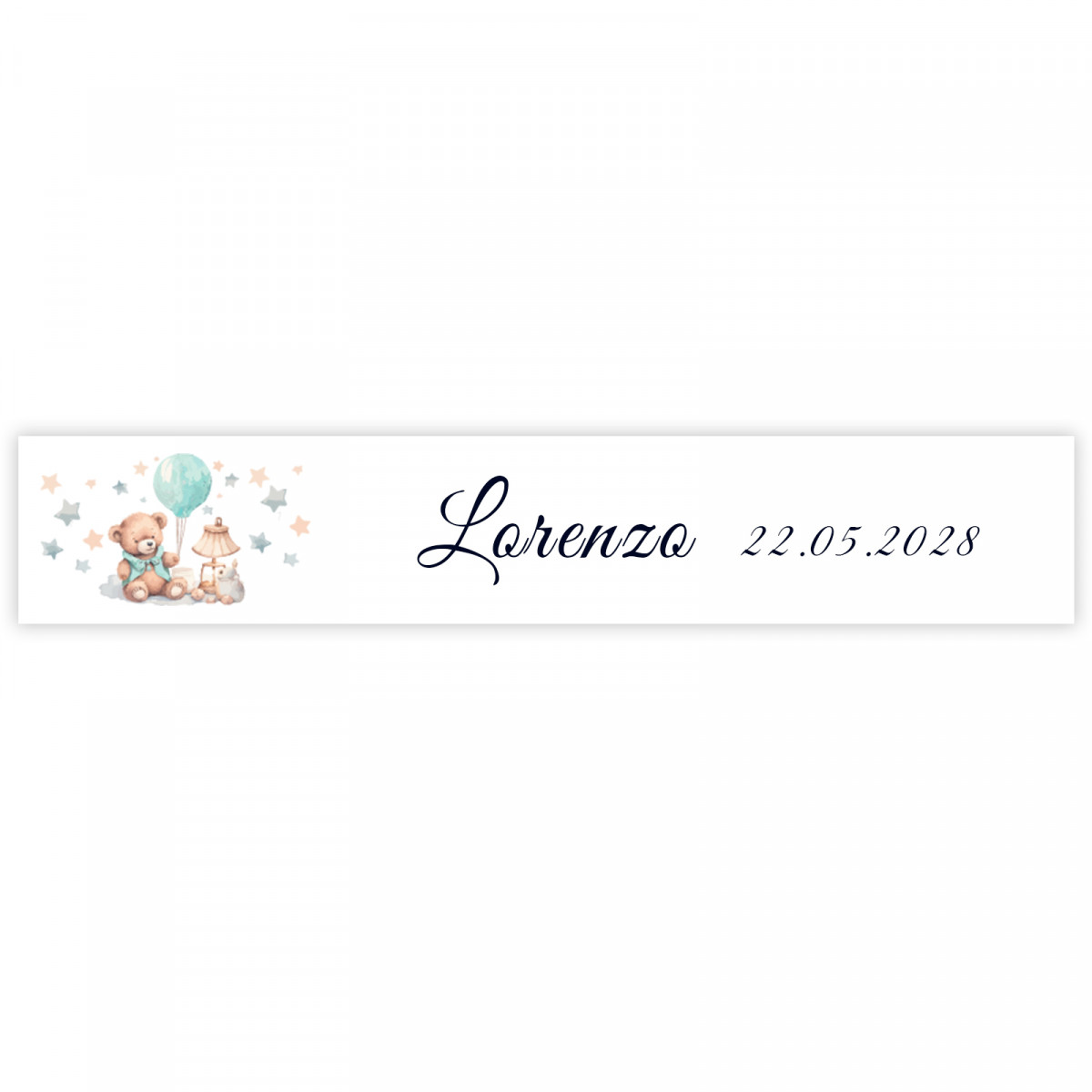 Adhesivo diseño oso