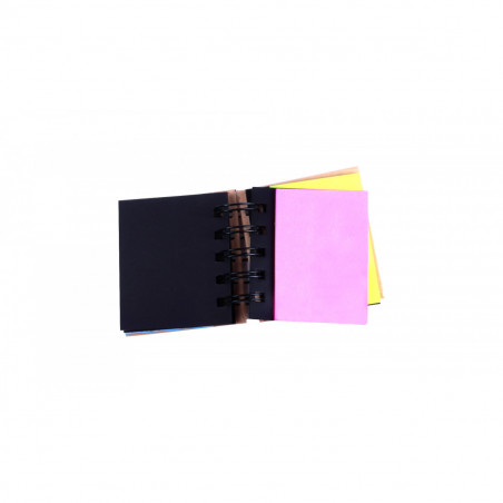 Libreta con Post It de colores con adhesivo personalizable para detalles de cumpleaños