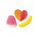 Tarro con mix de chuches sin gluten y adhesivo primera comunión personalizable para regalar