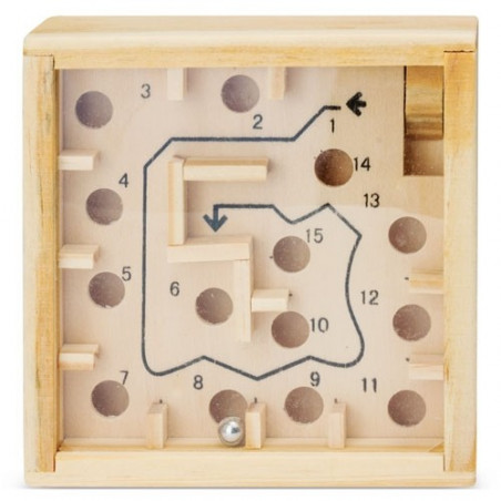 Regalos Comunión Personalizados Laberinto de bolas en caja de madera