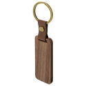 Llavero de madera con adhesivo ovalado de comunión unisex con bolsa de tela para detalle