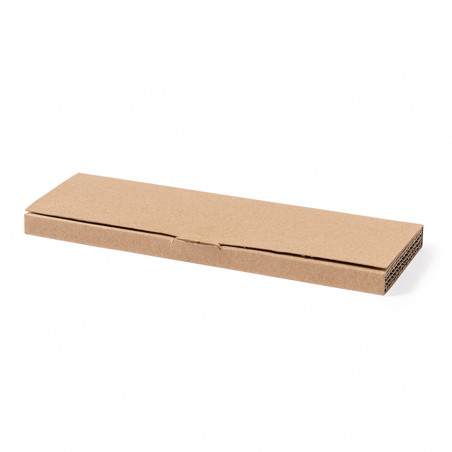 Lápiz infinito con goma en caja de cartón y adhesivo personalizado